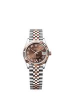 Rolex Two-Tone (RG/SS) Datejust - 31mm - Chocolate Diamond Dial - Jubilee