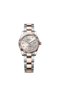 Rolex Two-Tone (RG/SS) Datejust - 31mm - Silver Diamond Dial - Oyster