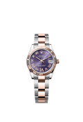 Rolex Two-Tone (RG/SS) Datejust - 31mm - Aubergine Diamond Dial - Oyster