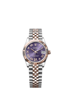 Rolex Two-Tone (RG/SS) Datejust - 31mm - Aubergine Diamond Dial - Jubilee