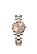Rolex Two-Tone (RG/SS) Datejust - 31mm - Rosé-colour Diamond Dial - Oyster