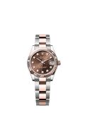 Rolex Two-Tone (RG/SS) Datejust - 31mm - Chocolate Diamond Dial - Oyster