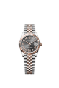 Rolex Two-Tone (RG/SS) Datejust - 31mm - Slate Diamond Dial - Jubilee