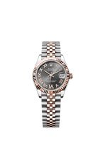 Rolex Two-Tone (RG/SS) Datejust - 31mm - Slate Diamond Dial - Jubilee