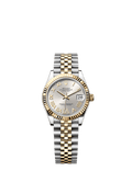 Rolex Two-Tone (YG/SS) Datejust - 31mm - Silver Diamond Dial - Jubilee