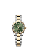 Rolex Two-Tone (YG/SS) Datejust - 31mm - Olive green Diamond Dial - Oyster