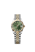 Rolex Two-Tone (YG/SS) Datejust - 31mm - Olive green Diamond Dial - Jubilee