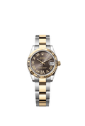 Rolex Two-Tone (YG/SS) Datejust - 31mm - Dark grey Diamond Dial - Oyster