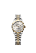 Rolex Two-Tone (YG/SS) Datejust - 31mm - Silver Diamond Dial - Jubilee