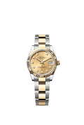 Rolex Two-Tone (YG/SS) Datejust - 31mm - Champagne-colour Diamond Dial - Oyster
