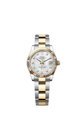 Rolex Two-Tone (YG/SS) Datejust - 31mm - White mother-of-pearl Diamond Dial - Oyster