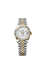 Rolex Two-Tone (YG/SS) Datejust - 31mm - White mother-of-pearl Diamond Dial - Jubilee
