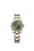 Rolex Two-Tone (YG/SS) Datejust - 31mm - Olive green Diamond Dial - Oyster