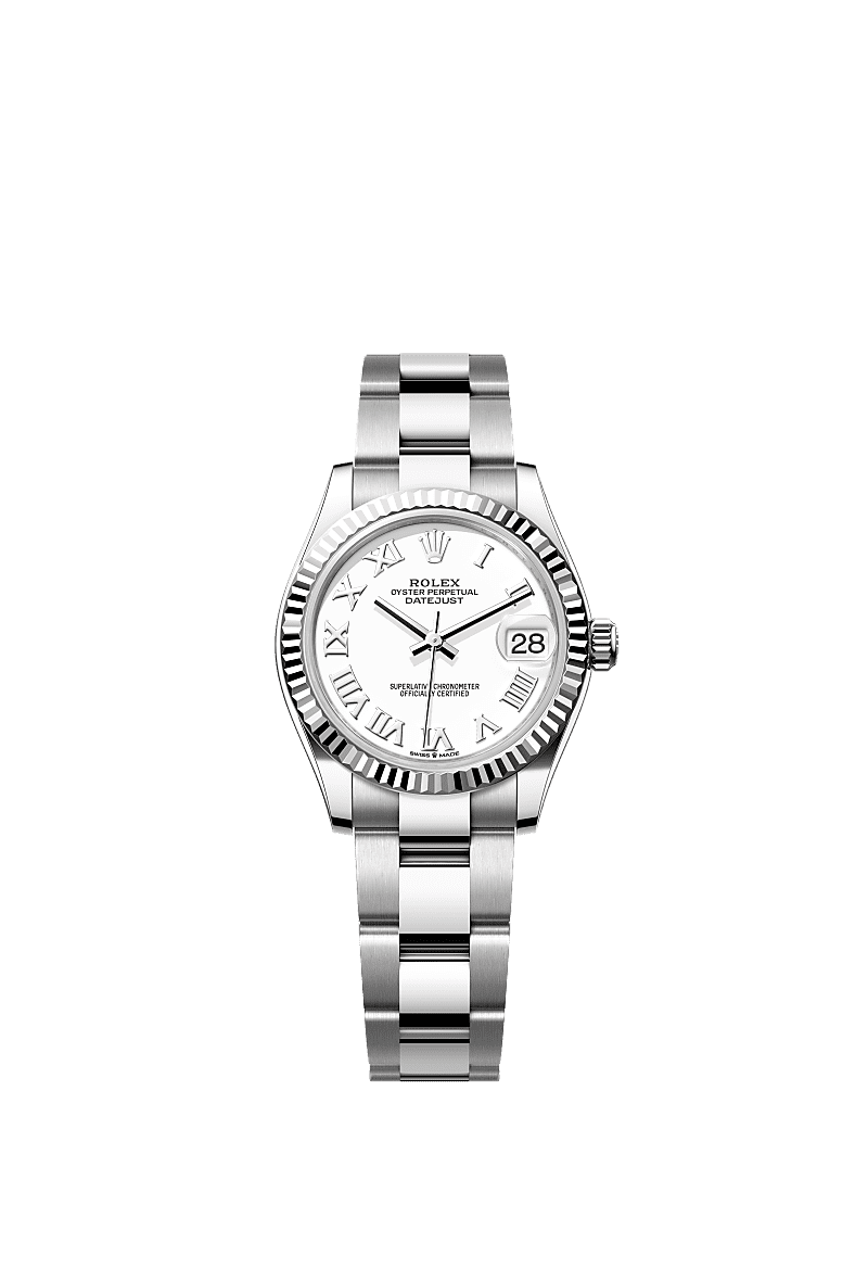 Rolex Stainless Steel Datejust - 31mm - White - Oyster
