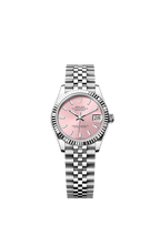 Rolex Stainless Steel Datejust - 31mm - Pink - Jubilee