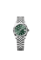 Rolex Stainless Steel Datejust - 31mm - Mint green - Jubilee