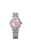 Rolex Stainless Steel Datejust - 31mm - Pink - Jubilee