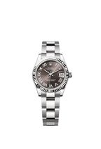 Rolex Stainless Steel Datejust - 31mm - Dark grey - Oyster