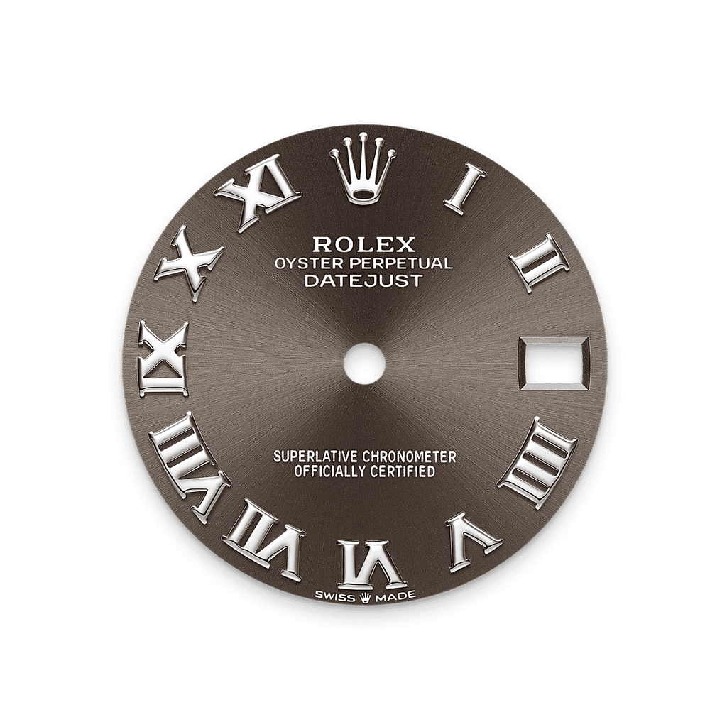 Rolex Stainless Steel Datejust - 31mm - Dark grey - Oyster