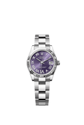 Rolex Stainless Steel Datejust - 31mm - Aubergine Diamond Dial - Oyster