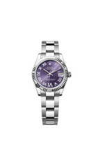 Rolex Stainless Steel Datejust - 31mm - Aubergine Diamond Dial - Oyster