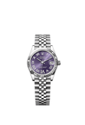 Rolex Stainless Steel Datejust - 31mm - Aubergine Diamond Dial - Jubilee