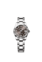 Rolex Stainless Steel Datejust - 31mm - Dark grey Diamond Dial - Oyster
