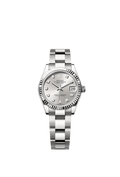 Rolex Stainless Steel Datejust - 31mm - Silver Diamond Dial - Oyster