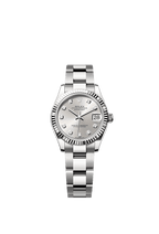 Rolex Stainless Steel Datejust - 31mm - Silver Diamond Dial - Oyster
