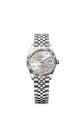 Rolex Stainless Steel Datejust - 31mm - Silver Diamond Dial - Jubilee