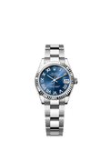Rolex Stainless Steel Datejust - 31mm - Bright blue - Oyster
