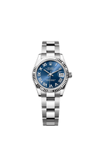 Rolex Stainless Steel Datejust - 31mm - Bright blue - Oyster