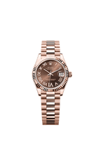 Rolex Rose Gold Datejust - 31mm - Chocolate Diamond Dial - President