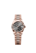Rolex Rose Gold Datejust - 31mm - Slate - President