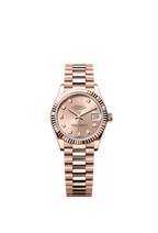 Rolex Rose Gold Datejust - 31mm - Rosé-colour Diamond Dial - President
