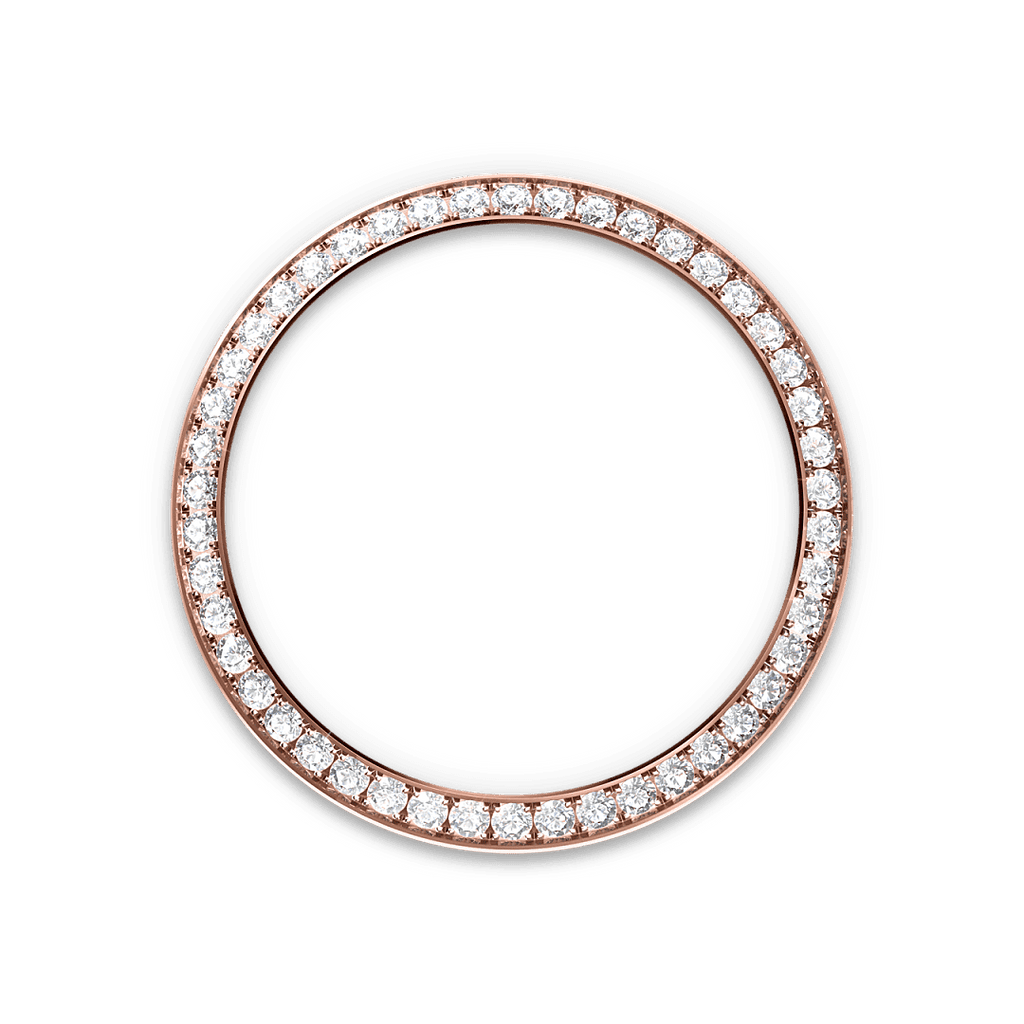 Rolex Rose Gold Datejust - 31mm - White mother-of-pearl Diamond Dial - President