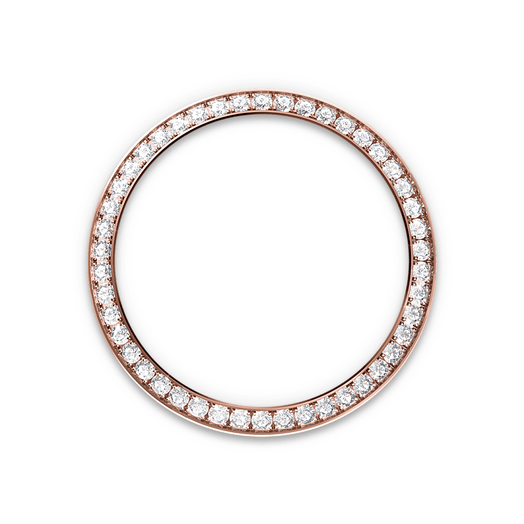 Rolex Rose Gold Datejust - 31mm - White mother-of-pearl Diamond Dial - President