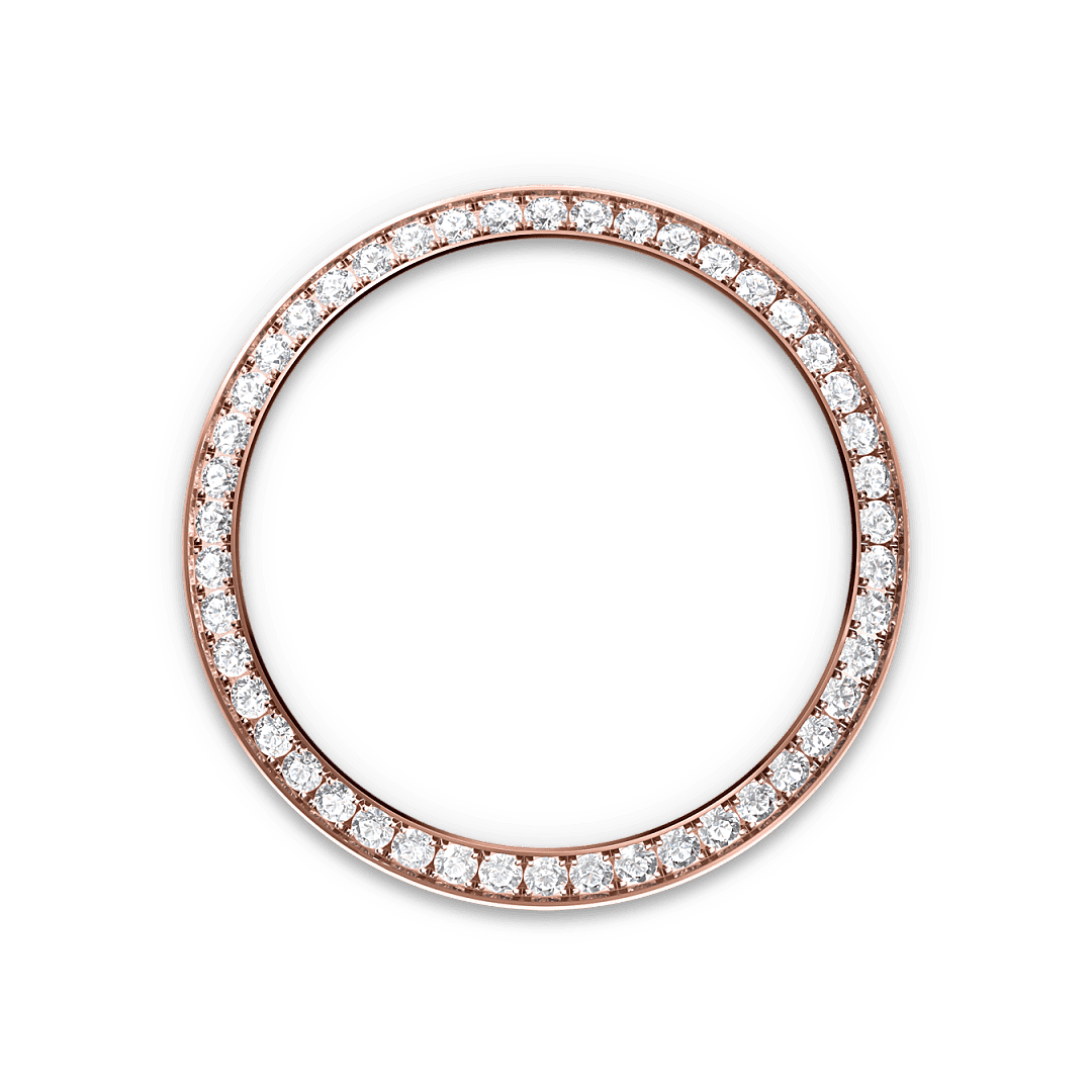 Rolex Rose Gold Datejust - 31mm - Silver Diamond Dial - President