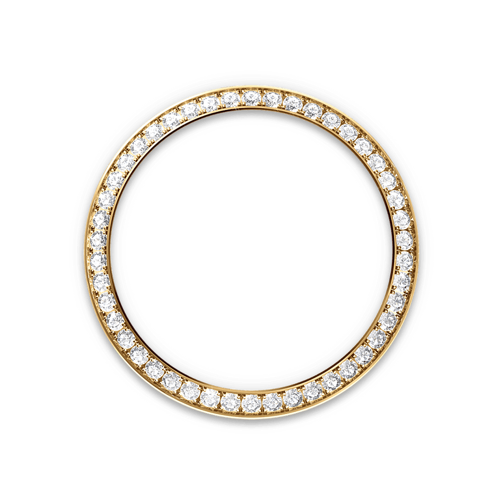 Rolex Yellow Gold Datejust - 31mm - White mother-of-pearl Diamond Dial - President