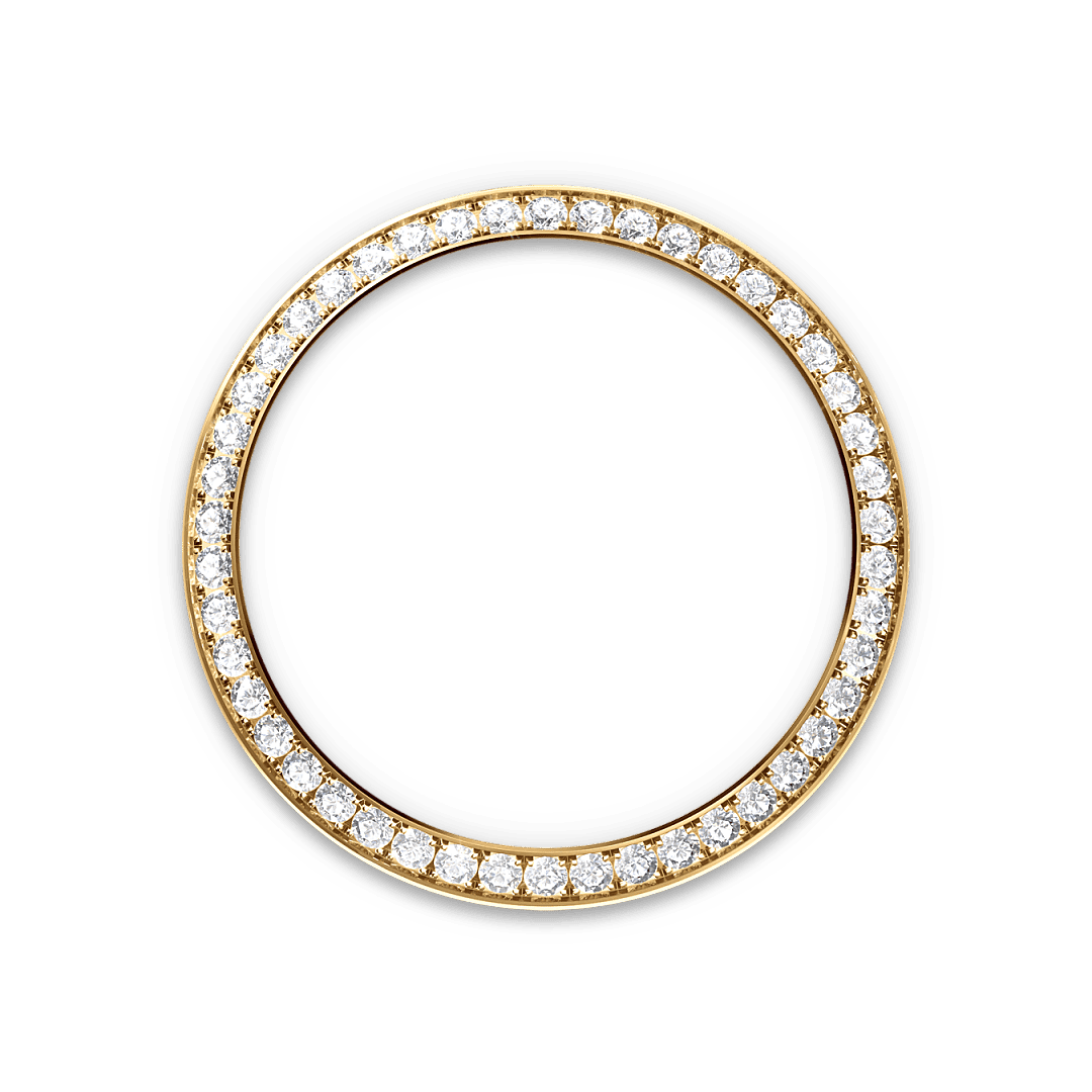 Rolex Yellow Gold Datejust - 31mm - White mother-of-pearl Diamond Dial - President