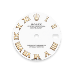 Rolex Yellow Gold Datejust - 31mm - White - President