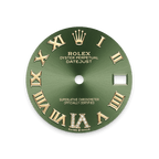 Rolex Yellow Gold Datejust - 31mm - Olive green Diamond Dial - President