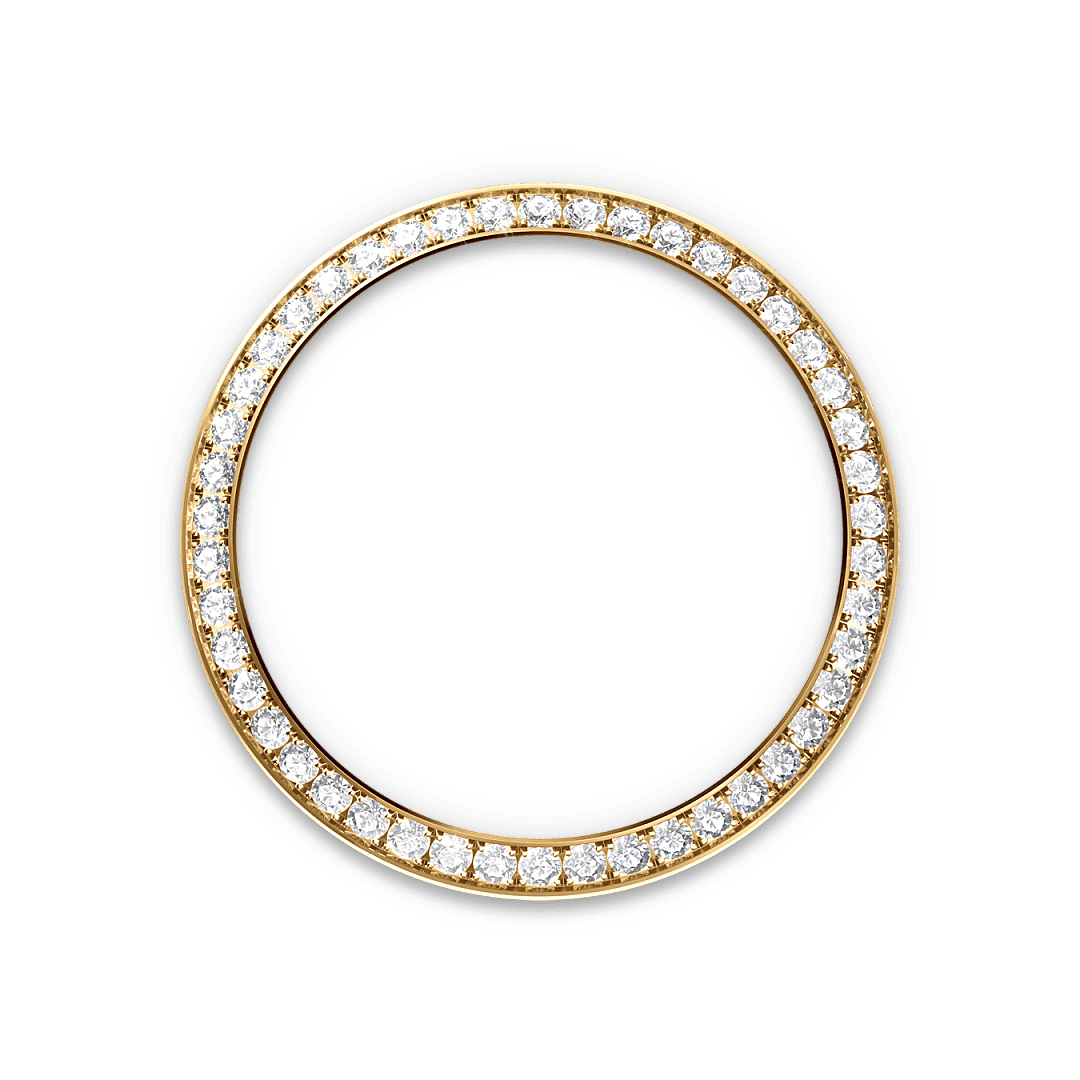 Rolex Yellow Gold Datejust - 31mm - Silver Diamond Dial - President