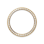 Rolex Yellow Gold Datejust - 31mm - Black mother-of-pearl Diamond Dial - President