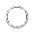 Rolex White Gold Datejust - 31mm - Dark grey Diamond Dial - President