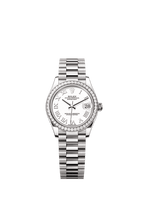 Rolex White Gold Datejust - 31mm - White