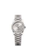 Rolex White Gold Datejust - 31mm - Silver