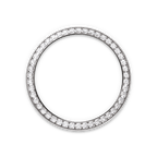 Rolex White Gold Datejust - 31mm - Dark grey - President