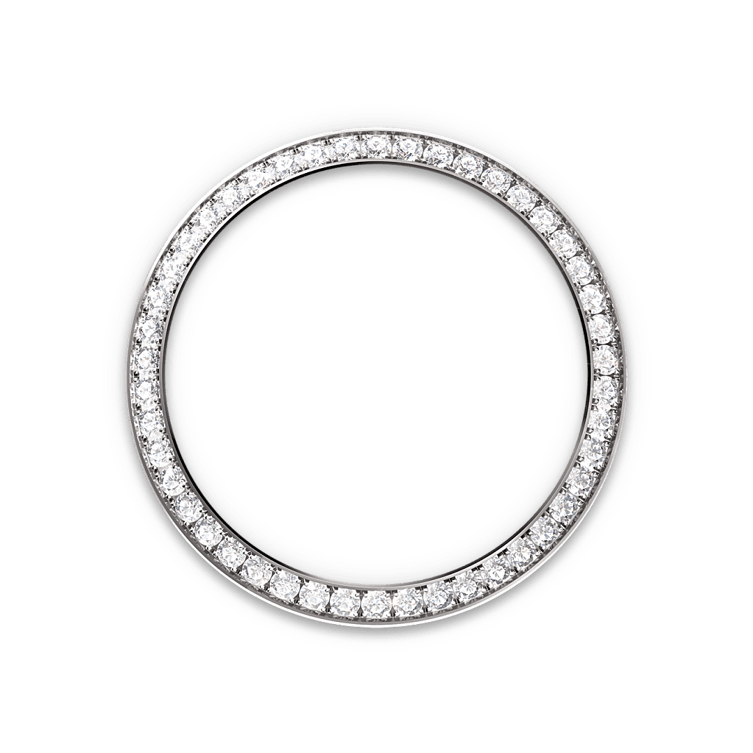 Rolex White Gold Datejust - 31mm - Dark grey - President