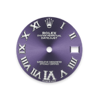 Rolex White Gold Datejust - 31mm - Aubergine Diamond Dial